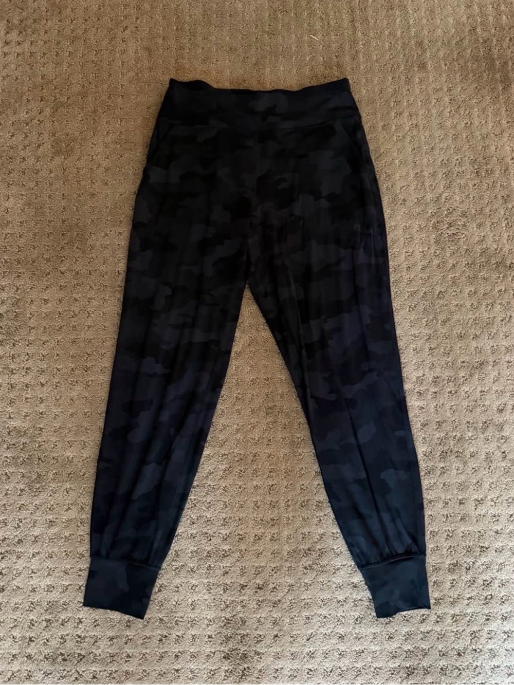 lululemon athletica Black Camo Jogger Pants
